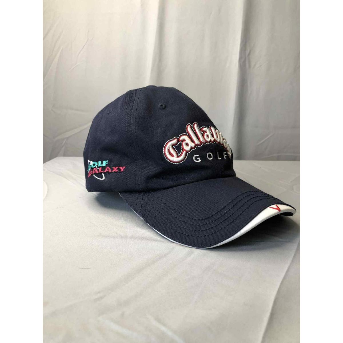 Callaway Golf Galaxy Golf Hat  Buckle Strapback Cap  Navy Blue